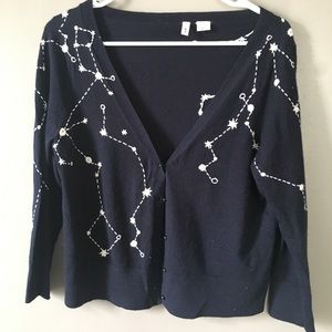 Anthropologie Constellation Cardigan.